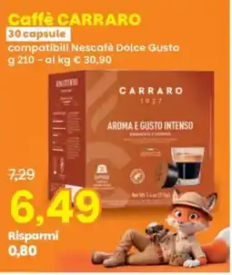 Prix Quality Caffè Carraro offerta