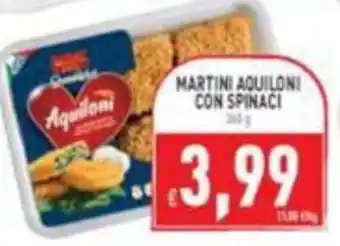 Martini Aquiloni con spinaci