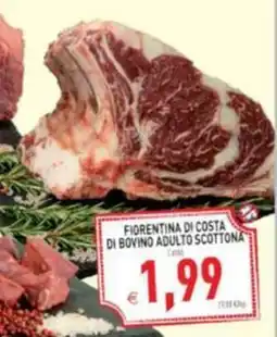 Supermercati Agorà Fiorentina di costa di bovino adulto scottona offerta