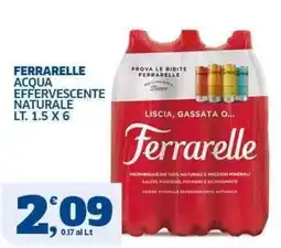 Sigma Acqua effervescente naturale Ferrarelle offerta