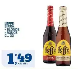 Sigma Leffe birra blonde rouge offerta
