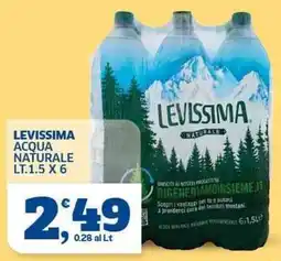 Sigma Acqua naturale Levissima offerta