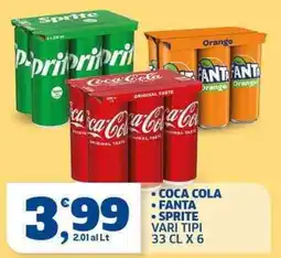 Sigma Coca Cola Fanta Sprite offerta