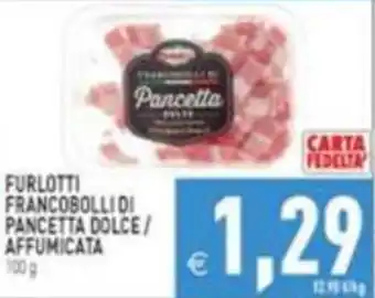 Furlotti francobolli di pancetta dolce