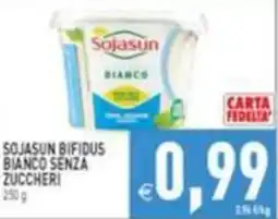 Supermercati Agorà Sojasun bifidus bianco senza zuccheri offerta