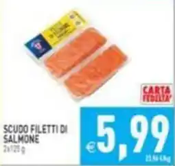 Supermercati Agorà Scudo filetti di salmone offerta