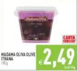 Supermercati Agorà Madama Oliva olive Itrana offerta