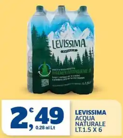 Ok Sigma Leviissima acqua naturale offerta