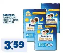 Sigma Pampers pannolini sole e luna offerta