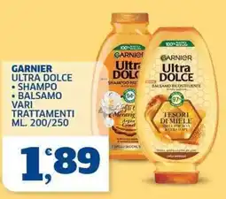 Sigma Garnier Ultra Dolce Shampoo e Balsamo offerta