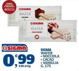 Sigma Sigma wafer offerta