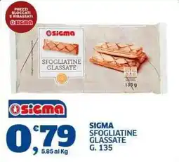 Sigma Sigma sfogliatine glassate offerta