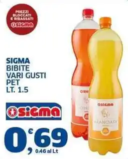 Sigma Sigma bibite vari gusti offerta