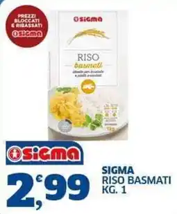 Sigma Sigma riso basmati offerta