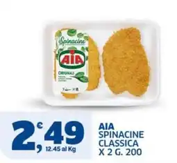 Ok Sigma Aia spinacine classica offerta