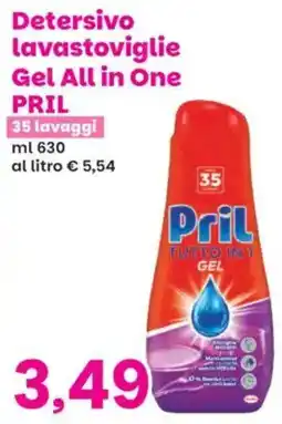 Prix Quality Detersivo lavastoviglie Gel All in One Pril offerta