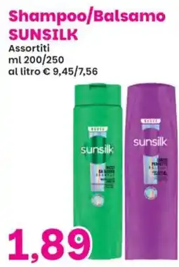 Prix Quality Shampoo/Balsamo Sunsilk offerta