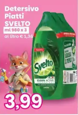 Prix Quality Detersivo Piatti Svelto offerta