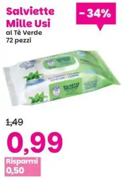 Prix Quality Salviette Mille Usi al Tè Verde offerta