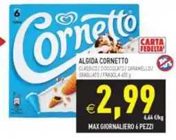 Supermercati Agorà Algida Cornetto offerta