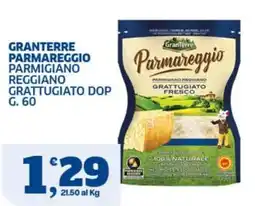 Ok Sigma Granterre Parmareggio Parmigiano Reggiano Grattugiato DOP offerta