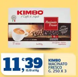 Ok Sigma Kimbo macinato fresco offerta