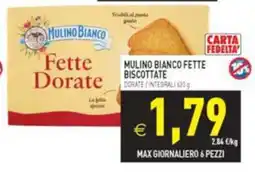 Supermercati Agorà Mulino Bianco Fette Dorate offerta