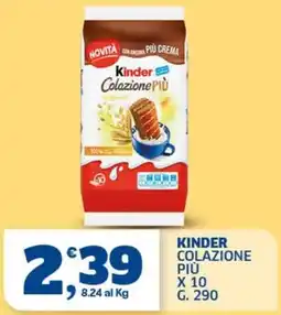 Ok Sigma Kinder Colazione Più offerta
