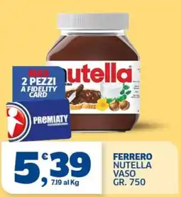 Ok Sigma Nutella offerta