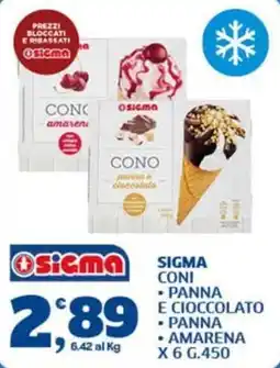 Ok Sigma Sigma Coni offerta