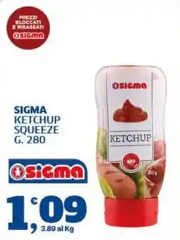 Ok Sigma Sigma ketchup squeeze offerta