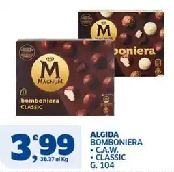 Ok Sigma Algida bomboniera classic offerta