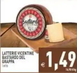 Supermercati Agorà Latterie Vicentine Bastardo del Grappa offerta