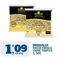 Sigma OroGiallo pasta fresca varie trafile offerta