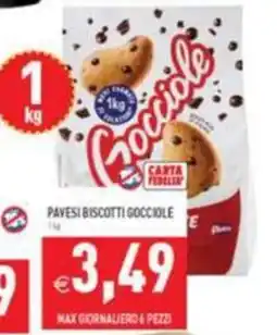 Supermercati Agorà Pavesi biscotti gocci ole offerta
