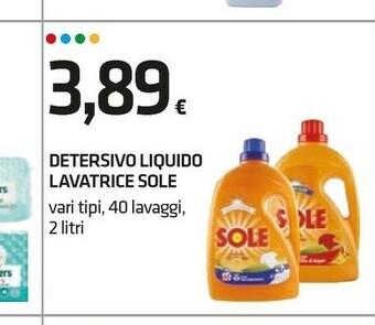 Superconti Detersivo lavatrice offerta