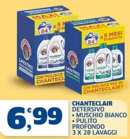 Ok Sigma Chanteclair detersivo muschio bianco pulito profondo offerta