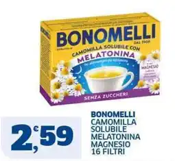 Sigma Bonomelli camomilla solubile con melatonina magnesio offerta