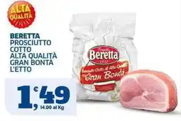 Sigma Prosciutto cotto Beretta offerta