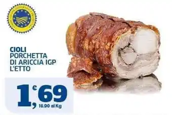 Cioli Porchetta di Ariccia IGP
