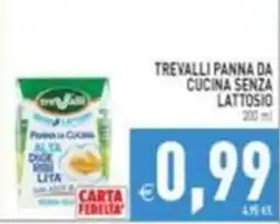 Supermercati Agorà Trevalli panna da cucina senza lattosio offerta