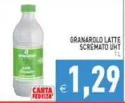 Supermercati Agorà Granarolo latte scremato UHT offerta