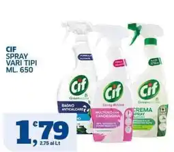 Sigma Cif spray vari tipi offerta