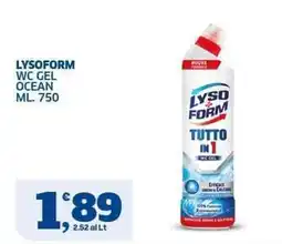 Sigma Lysoform wc gel ocean offerta