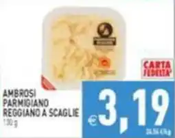 Supermercati Agorà Ambrosi Parmigiano Reggiano a scaglie offerta