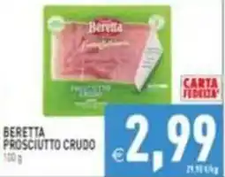 Supermercati Agorà Beretta prosciutto crudo offerta