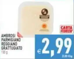 Supermercati Agorà Ambrosi Parmigiano Reggiano Grattugiato offerta