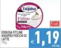 Supermercati Agorà Exquisa Fitline Highpro Fiocchi di Latte offerta