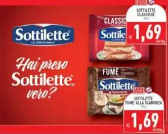 Supermercati Agorà Sottilette classiche offerta