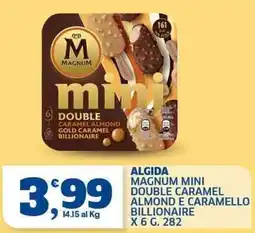 Sigma Algida Magnum Mini Double Caramel Almond e Caramello Billionaire offerta